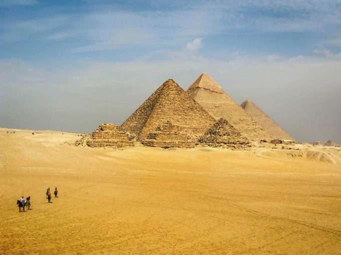 pyramids of giza in egypt