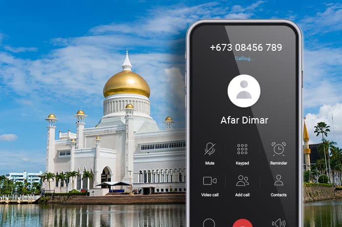 brunei toll free numbers