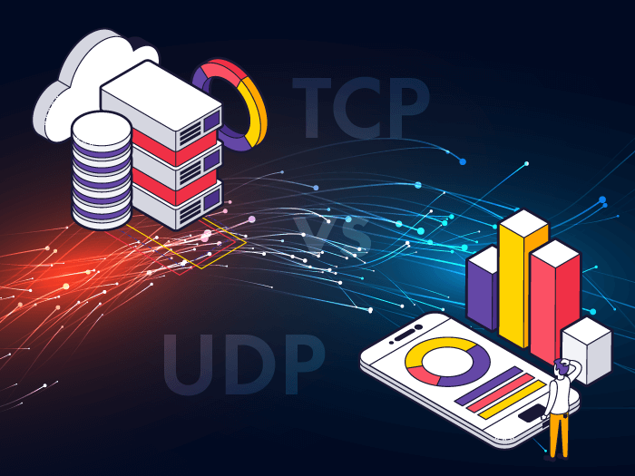 TCP versus UDP for VoIP.